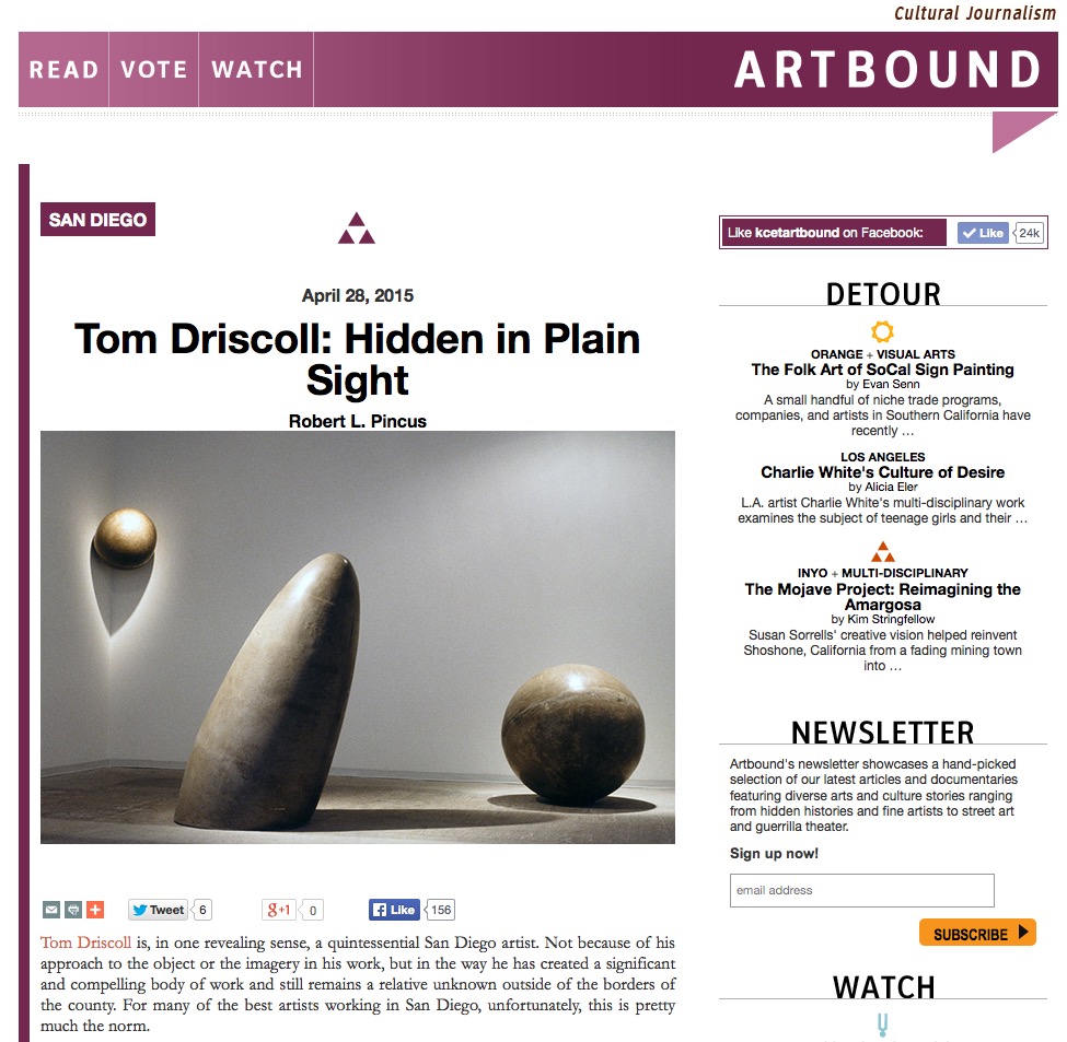 Tom Driscoll Artbound
